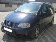 Volkswagen Sharan 1995-2010 Frontbügel WT003 Schwarz Edelstahl Foto 2