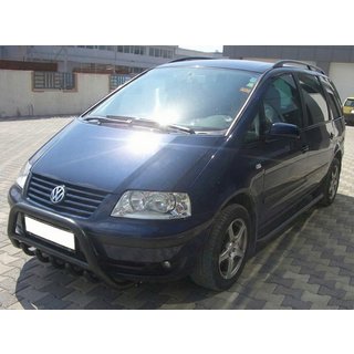 Frontbügel WT003 Schwarz Edelstahl Volkswagen Sharan 1995-2010 Foto 2