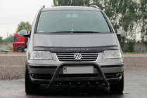 Volkswagen Sharan 1995-2010 Frontbügel WT004 Schwarz (Edelstahl) Foto 2