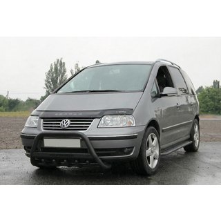 Frontbügel WT004 Schwarz (Edelstahl) Volkswagen Sharan 2010-2023 Foto 2