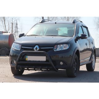 Frontbügel WT003 Schwarz Edelstahl Foto 1