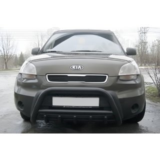 Frontbügel WT003 Schwarz Edelstahl Kia Soul I 2008-2013 Foto 1