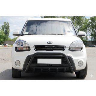 Frontbügel WT004 Schwarz (Edelstahl) Kia Soul I 2008-2013 Foto 1
