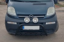Opel Vivaro 2001–2015 Frontbügel WT004 Schwarz (Edelstahl) Foto 1