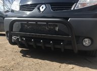 Renault Trafic 2001–2015 Frontbügel WT004 Schwarz (Edelstahl) Foto 5