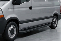 Renault Master 1998-2010 Trittbretter Allmond Black (2 Stk., Aluminium) Foto 1