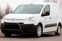 Peugeot Partner Tepee 2008-2018 Frontbügel WT003 Schwarz Edelstahl Foto 1