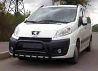 Citroen Jumpy 2007–2017 Frontbügel WT003 Schwarz Edelstahl Foto 1