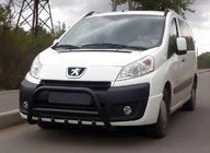 Peugeot Expert 2007-2016 Frontbügel WT003 Schwarz Edelstahl Foto 1