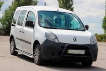 Renault Kangoo 2008–2020 Frontbügel WT003 Schwarz Edelstahl Foto 1