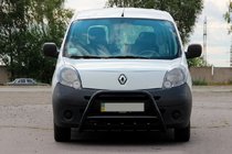 Renault Kangoo 2008–2020 Frontbügel WT003 Schwarz Edelstahl Foto 3