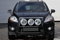 Ford Kuga 2008-2013 Frontbügel WT018 Schwarz (Edelstahl) Foto 2
