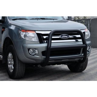 Frontschutz WT018 Schwarz (Edelstahl) Ford Ranger 2011–2022 Foto 1