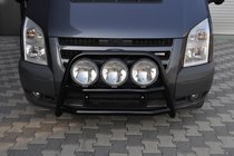 Ford Transit 2000–2014 Frontbügel WT018 Schwarz (2006-2014, Edelstahl) Foto 2