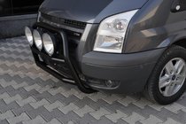 Ford Transit 2000–2014 Frontbügel WT018 Schwarz (2006-2014, Edelstahl) Foto 3