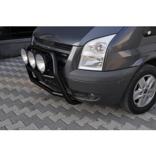 Frontbügel WT018 Schwarz (2006-2014, Edelstahl) Ford Transit 2000–2014 Foto 3