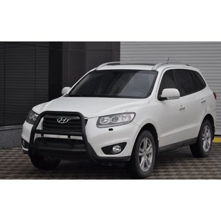 Frontbügel WT018 Schwarz (Edelstahl) Hyundai Santa Fe 2 2006-2012 Foto 3
