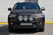 Mitsubishi ASX 2010-2023 Frontbügel WT018 Schwarz (Edelstahl) Foto 2