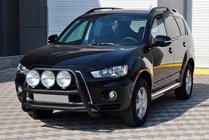 Mitsubishi Outlander 2006-2012 Frontbügel WT018 Schwarz (Edelstahl) Foto 2