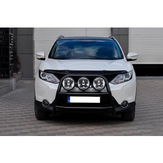 Frontbügel WT018 Schwarz (Edelstahl) Nissan Qashqai 2014-2021 Foto 2