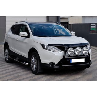 Frontbügel WT018 Schwarz (Edelstahl) Nissan Qashqai 2014-2021 Foto 3