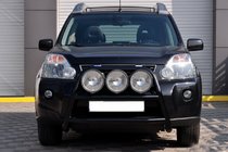Nissan X-trail T31 2007-2014 Frontschutzbügel WT018 Schwarz (Edelstahl) Foto 1