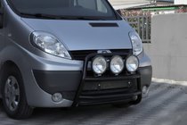 Opel Vivaro 2001–2015 Frontbügel WT018 Schwarz (Edelstahl) Foto 4