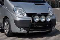 Renault Trafic 2001–2015 Frontbügel WT018 Schwarz (Edelstahl) Foto 4