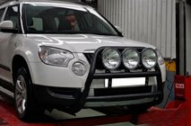 Skoda Yeti 2009-2017 Frontbügel WT018 Schwarz (Edelstahl) Foto 2