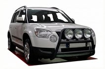 Skoda Yeti 2009-2017 Frontbügel WT018 Schwarz (Edelstahl) Foto 1