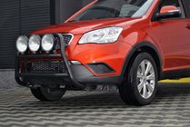 SsangYong Korando 2010-2019 Frontbügel WT018 Schwarz (Edelstahl) Foto 4