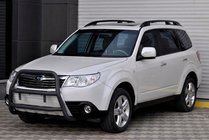 Subaru Forester 2008-2013 Frontbügel WT018 Schwarz (Edelstahl) Foto 4