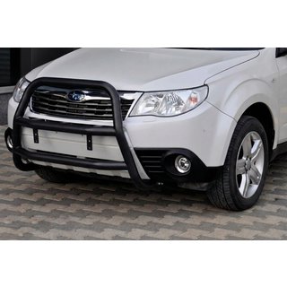 Frontbügel WT018 Schwarz (Edelstahl) Subaru Forester 2008-2013 Foto 2
