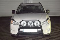 Subaru XV 2011-2017 Frontbügel WT018 Schwarz (Edelstahl) Foto 1