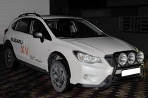 Subaru XV 2011-2017 Frontbügel WT018 Schwarz (Edelstahl) Foto 2