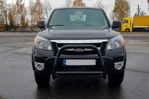 Ford Ranger 2007-2011 Frontbügel QT008 Schwarz (Edelstahl) Foto 3