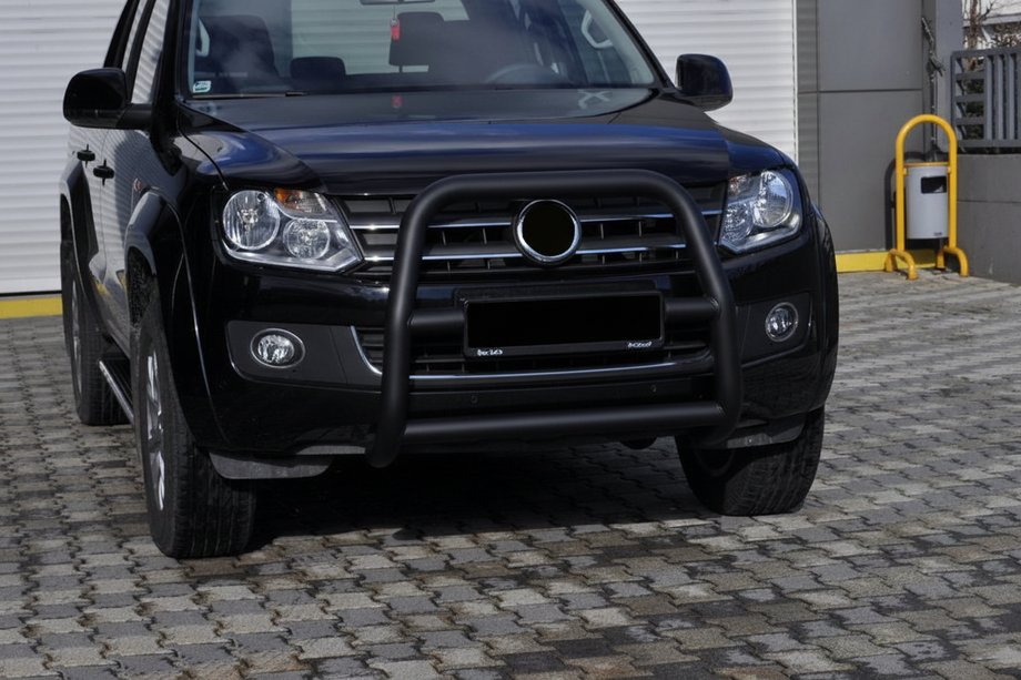 Volkswagen Amarok 2010-2022 Frontbügel VL001 Schwarz (Edelstahl) Foto 3