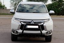 Mitsubishi Pajero Sport 2015- Frontbügel WT008 Schwarz (Edelstahl) Foto 1