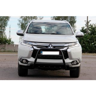 Frontbügel WT008 Schwarz (Edelstahl) Mitsubishi Pajero Sport 2015- Foto 4