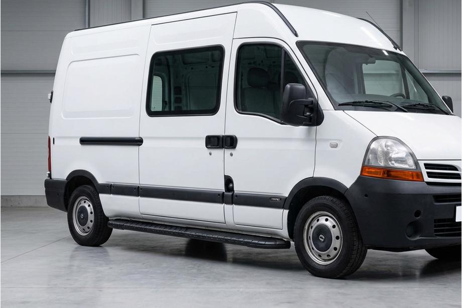 Renault Master 1998-2010 Seitenschweller Bosphorus Black (2 Stk., Aluminium) Image