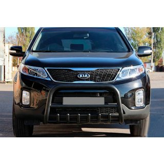 Frontbügel WT021 Schwarz (Edelstahl) Kia Sorento II XM 2009-2014 Foto 2