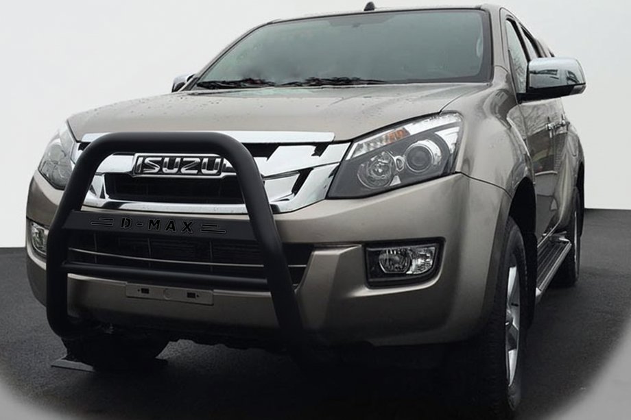 Isuzu D-Max 2011-2019 Frontschutzbügel QT008 Schwarz (Edelstahl) Image