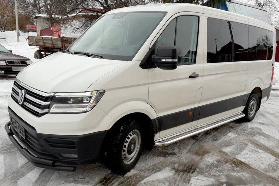 Volkswagen Crafter 2016- Frontschutzbügel ST085 Schwarz (Edelstahl) Image