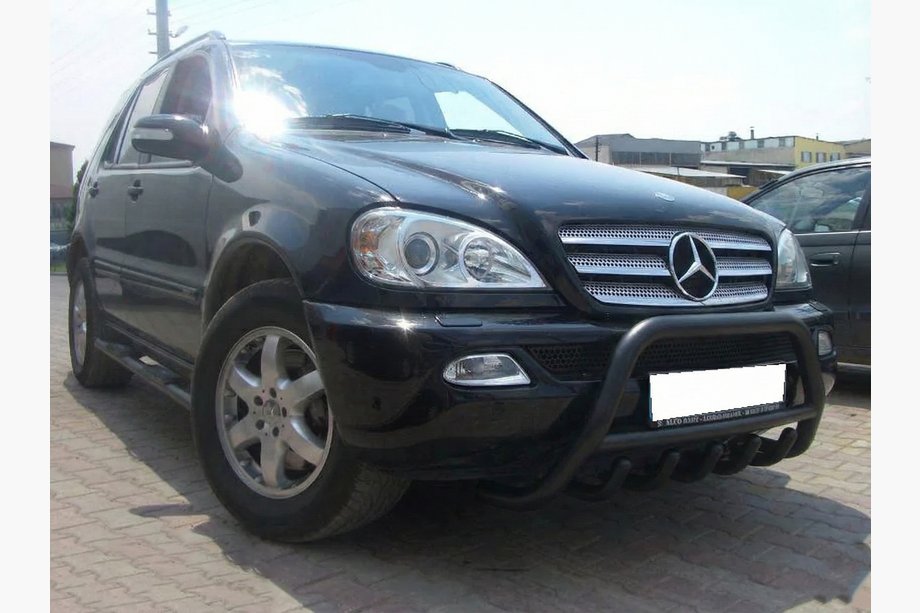 Mercedes ML W163 1997-2005 Frontbügel Black (Edelstahl) Foto 1