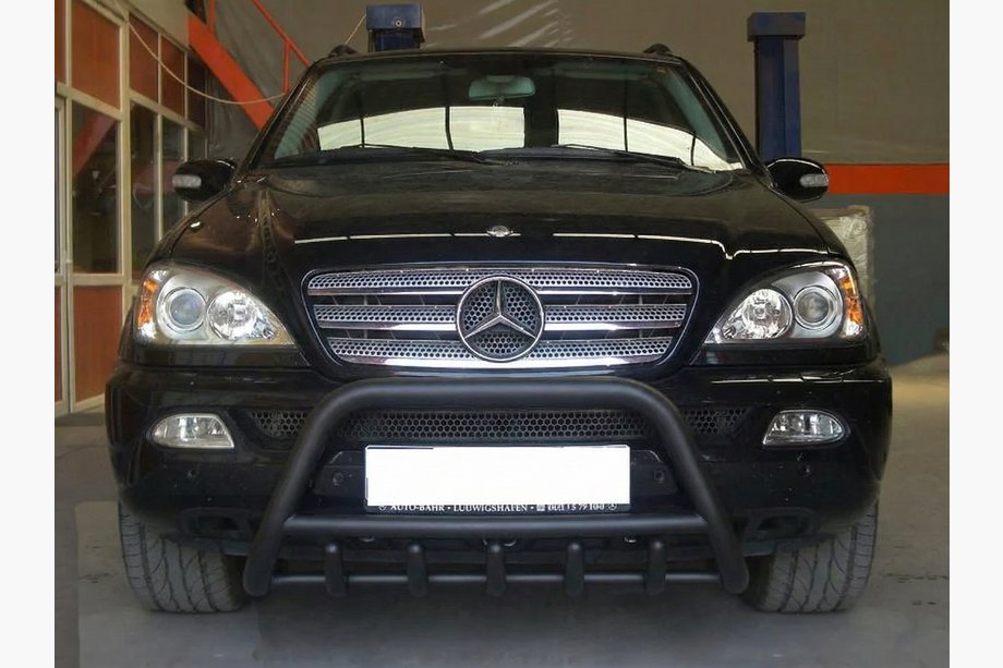 Mercedes ML W163 1997-2005 Frontbügel Black (Edelstahl) Foto 2