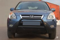 Honda CRV 2001-2006 Frontbügel WT005 Schwarz (Edelstahl) Foto 2