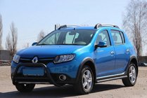 Dacia Sandero 2013-2020 Frontbügel WT006 Schwarz (Edelstahl) Foto 6