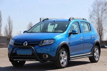 Dacia Sandero 2013-2020 Frontbügel WT006 Schwarz (Edelstahl) Foto 5