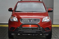 SsangYong Korando 2010-2019 Frontbügel WT005 Schwarz (Edelstahl) Foto 2