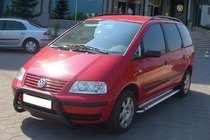 Volkswagen Sharan 1995-2010 Frontbügel WT005 Schwarz (Edelstahl) Foto 2